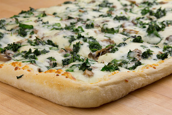 Close up of our pizza in Austintown and Boardman
